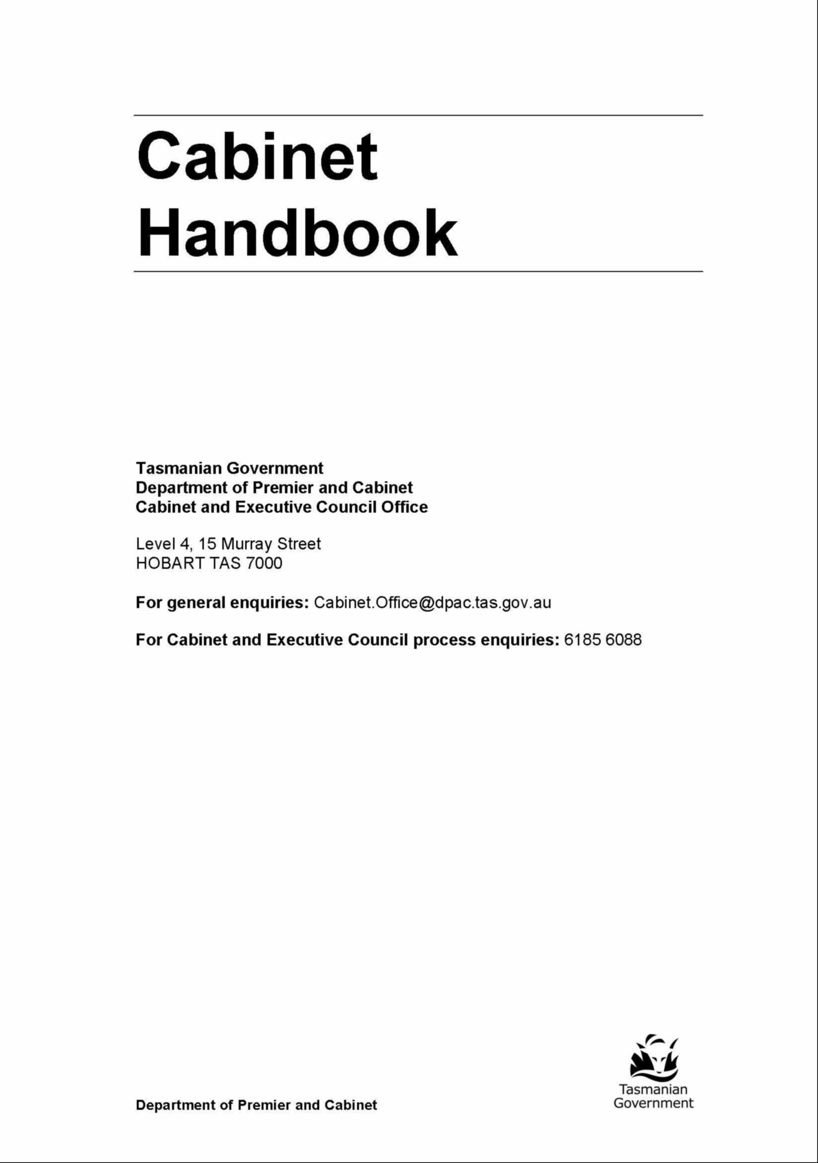 Download the Cabinet Handbook