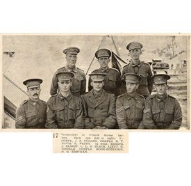 A group of World War One soliders